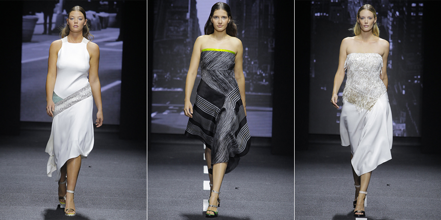 Модные платья больших размеров весна-лето 2014 от бренда Elena Miro