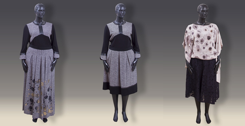 Пышные юбки больших размеров от брендов Elisa Fanti и Persona by Marina Rinaldi