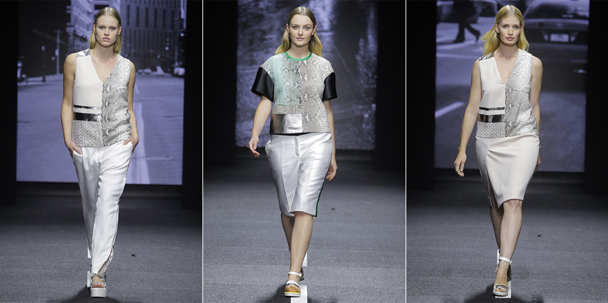 Модная женская одежда больших размеров весна-лето 2014 от бренда Elena Miro